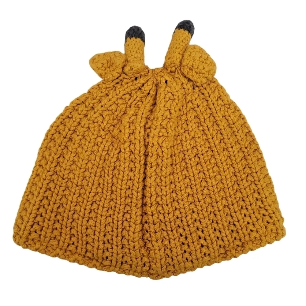 Next Baby 6-12M‎ Infant Lined Giraffe Knit Beanie Hat